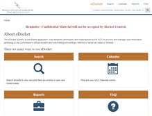 Tablet Screenshot of edocket.azcc.gov